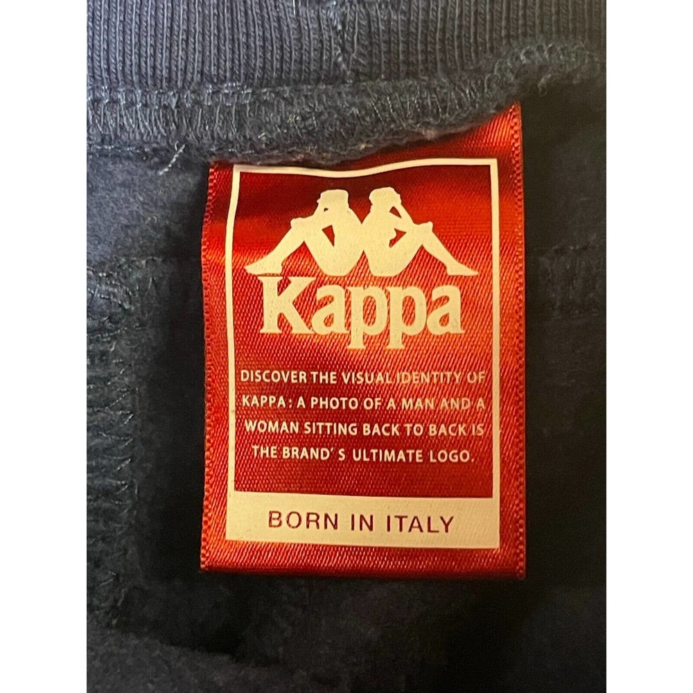 Kappa Sweatpants Adult Extra Small Blue Soccer Logo Spell Out Pocket Womens - Picture 7 of 11